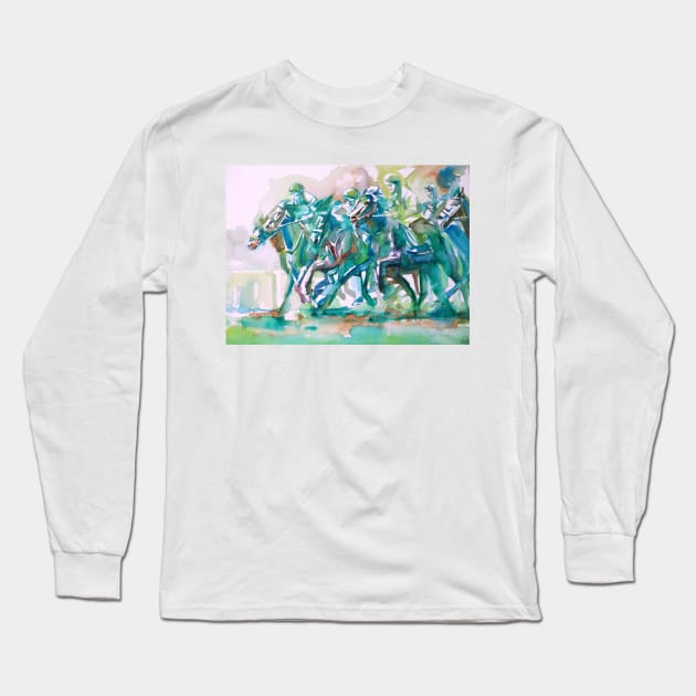 DERBY RACE .2 Long Sleeve T-Shirt by lautir